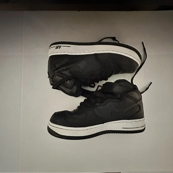 Nike x stussy air Force 1 mid top shoe - Picture 4 of 9